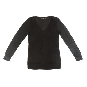 Banana Republic Classic Black V-Neck Sweater
